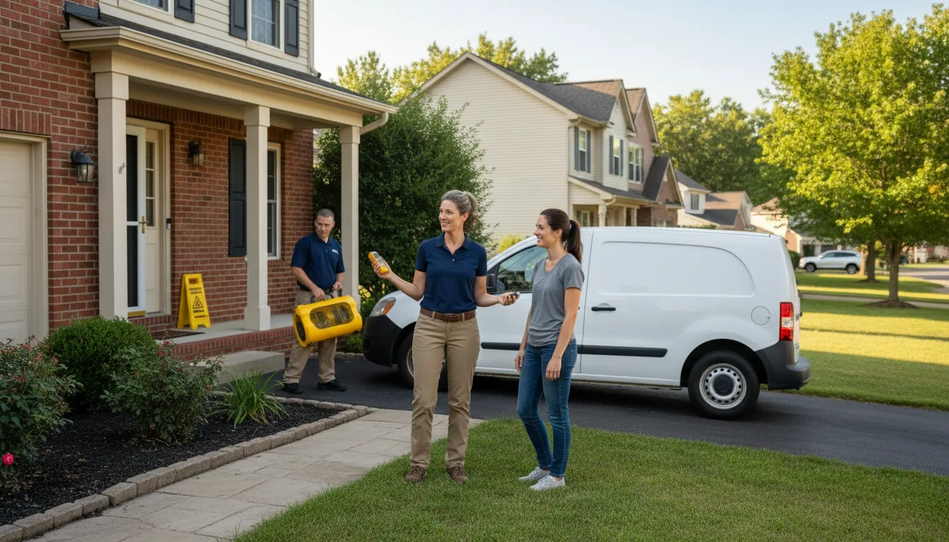Water restoration image for Home Water Damage Repair in Nash, OK